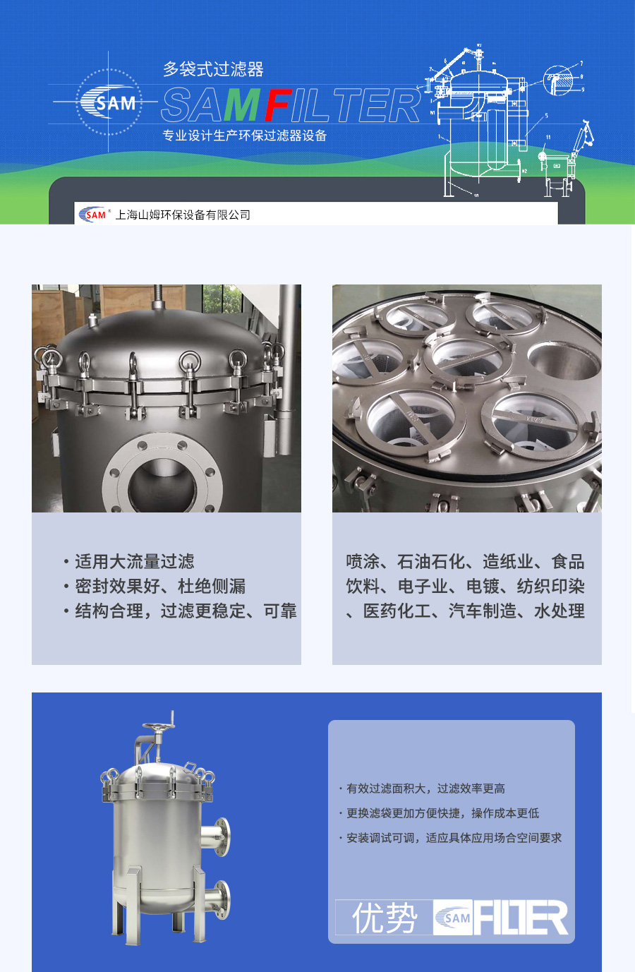 多袋式過濾器